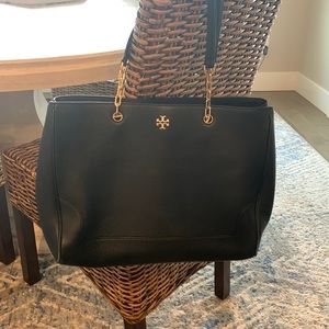 Tory Burch Pebbled Leather Tote